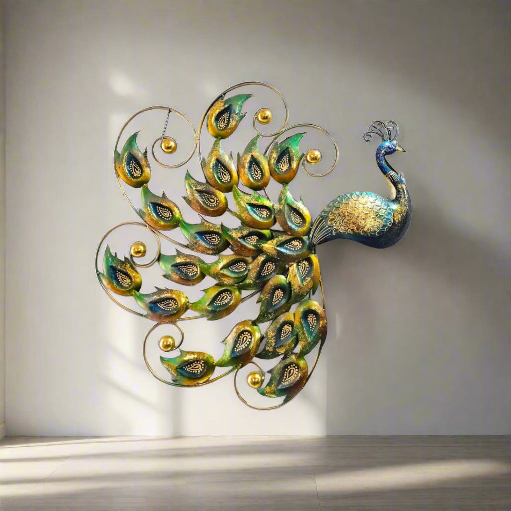 Peacock wall decor 36*36*2-V Home Decor