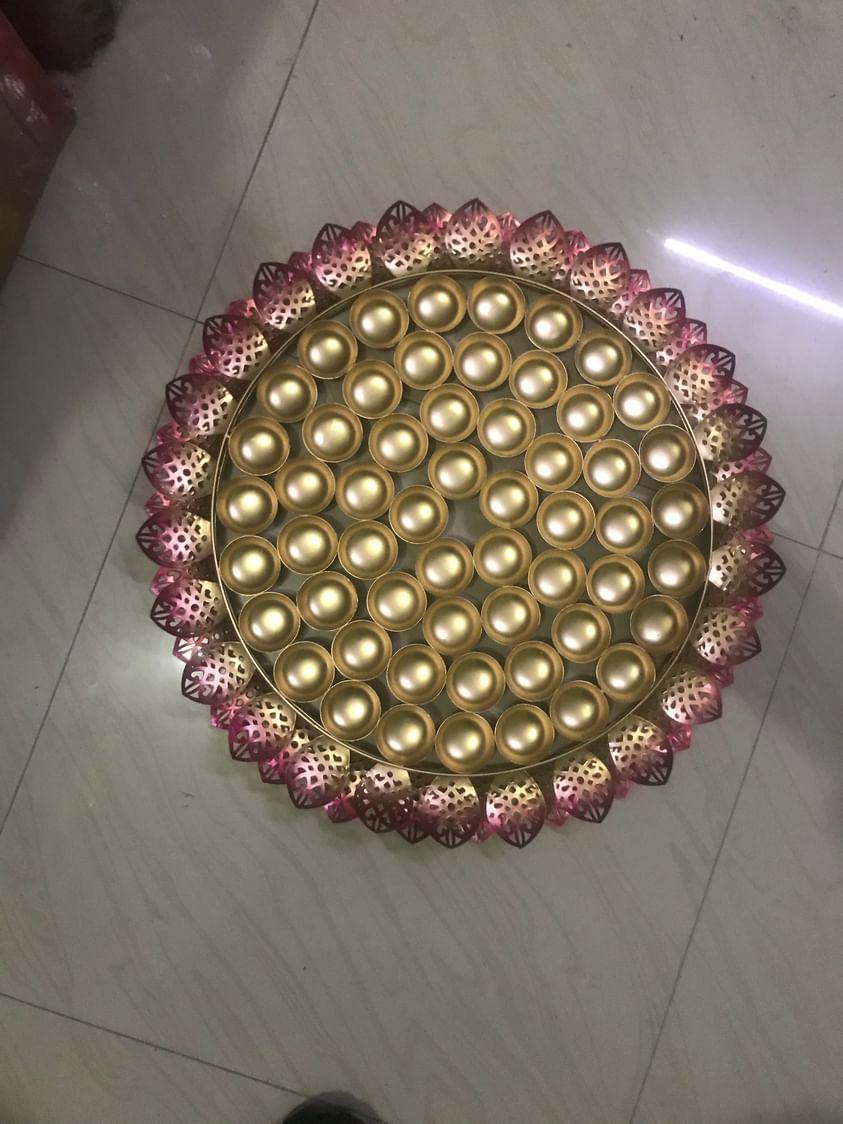 56 bhog thali 22*22-V Home Decor