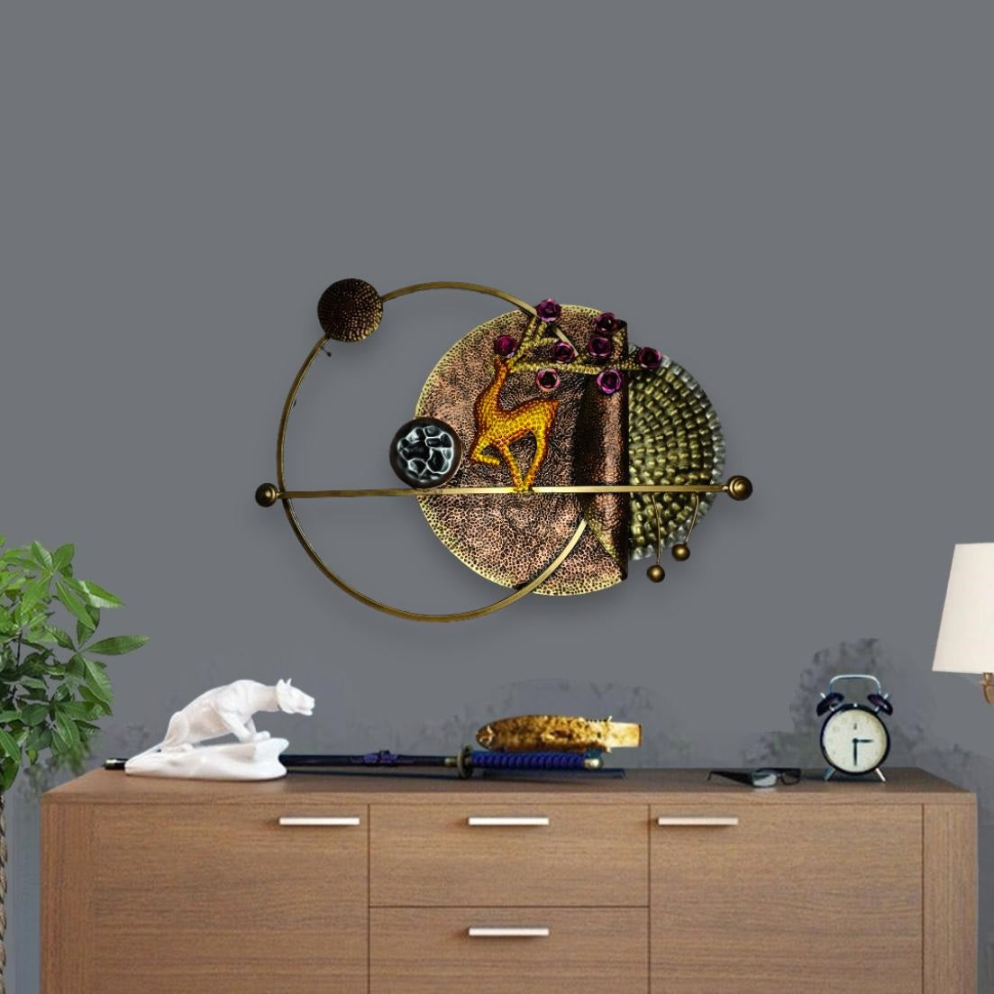 Deer wall decor 36*3*25-V Home Decor