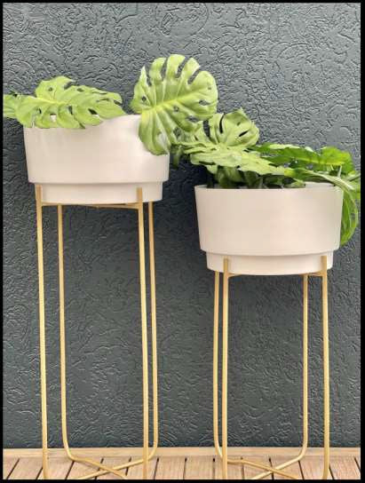 Glossy White Pot Set 31*26-V Home Decor