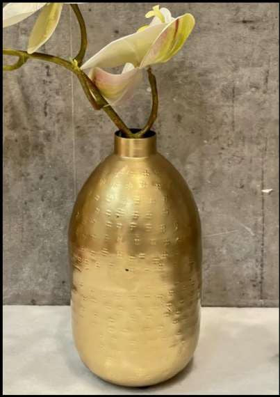 Golden Color Vase 5*8-V Home Decor