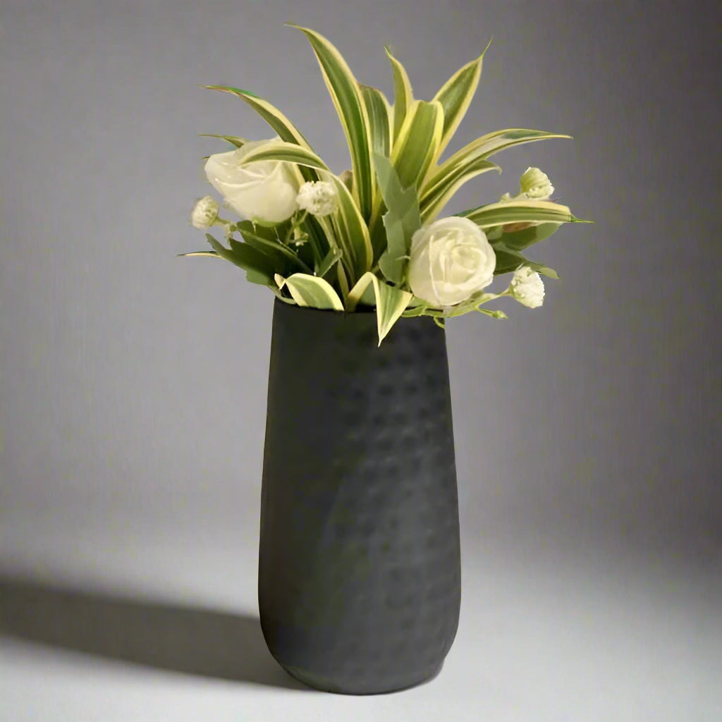 Black Matte vase 4*9-V Home Decor