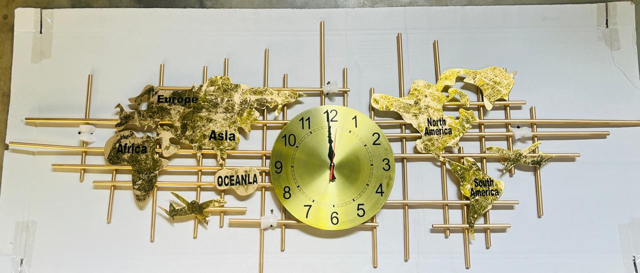 Vivid Wall Clock 59*20-V Home Decor