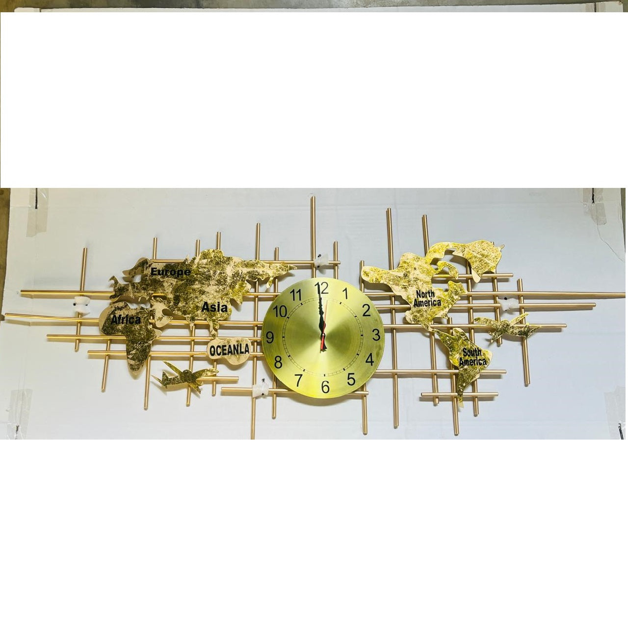 Vivid Wall Clock 37*16-V Home Decor