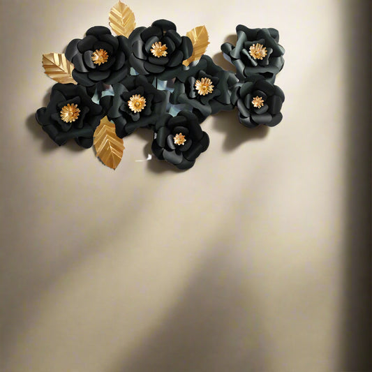 Black RoseFlower wall decor 48*24-V Home Decor