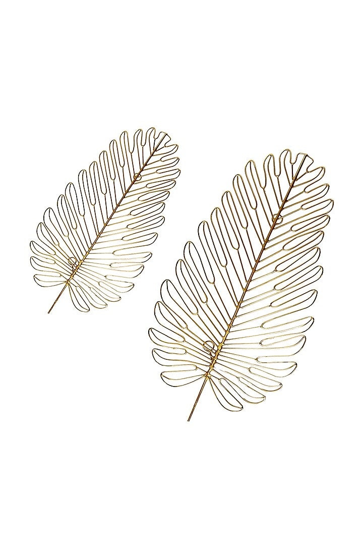Set Of 2 Leaf wall Decor 12*24-V Home Decor