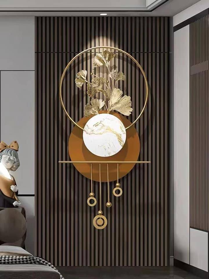 Set Of Circle With Flower Wall Decor 24*46-V Home Decor