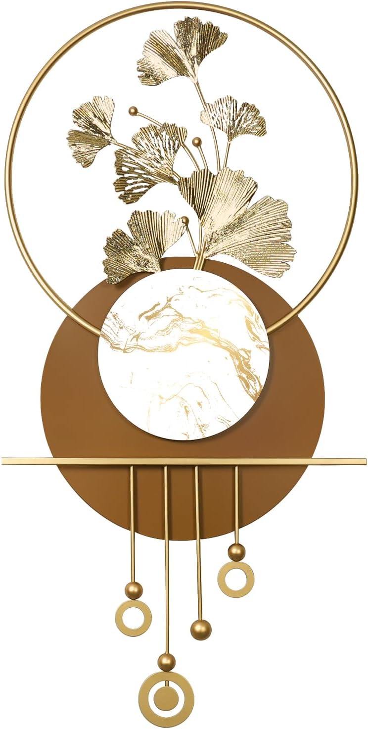 Set Of Circle With Flower Wall Decor 24*46-V Home Decor