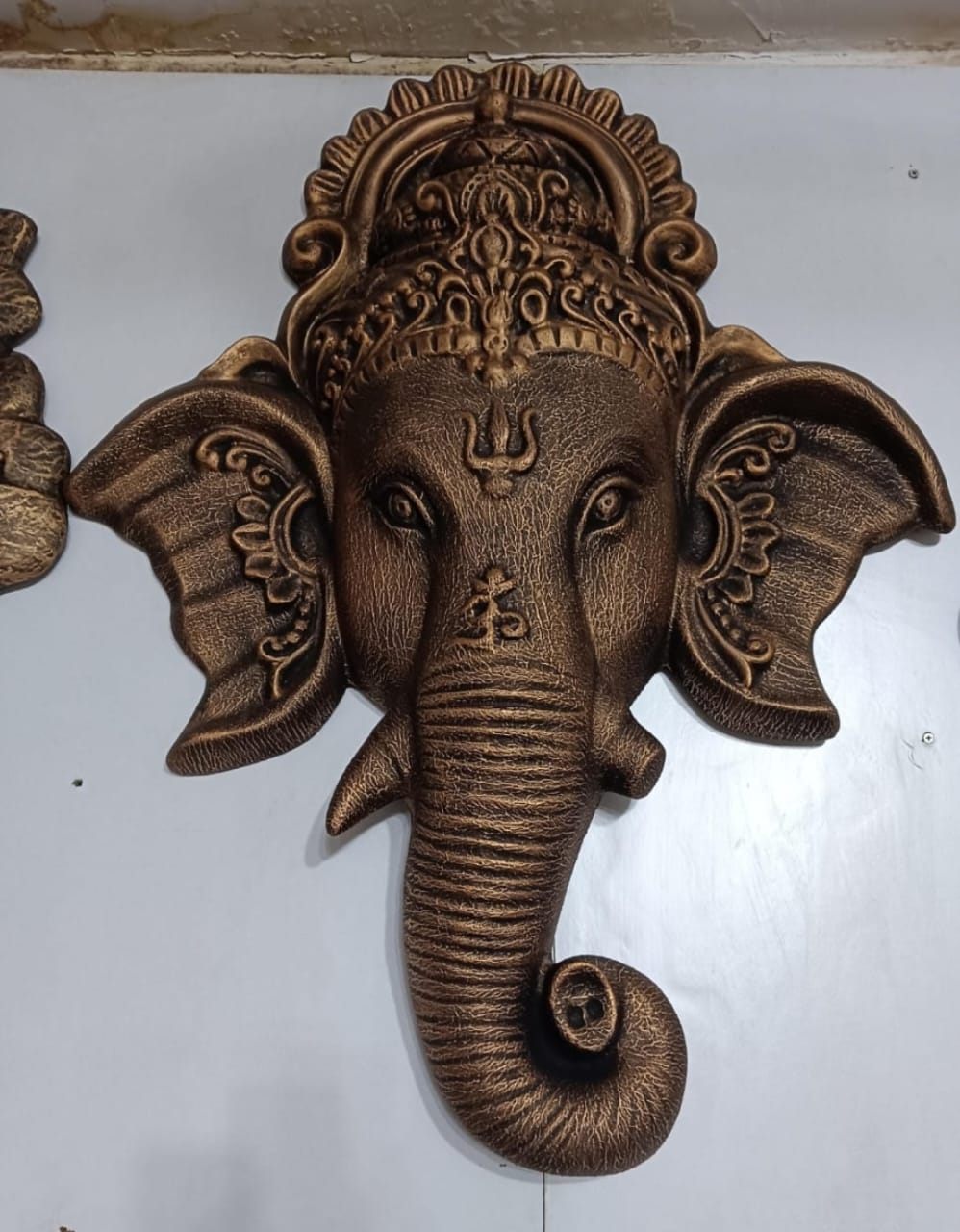Fibre Ganesha wall decor 24*36-V Home Decor