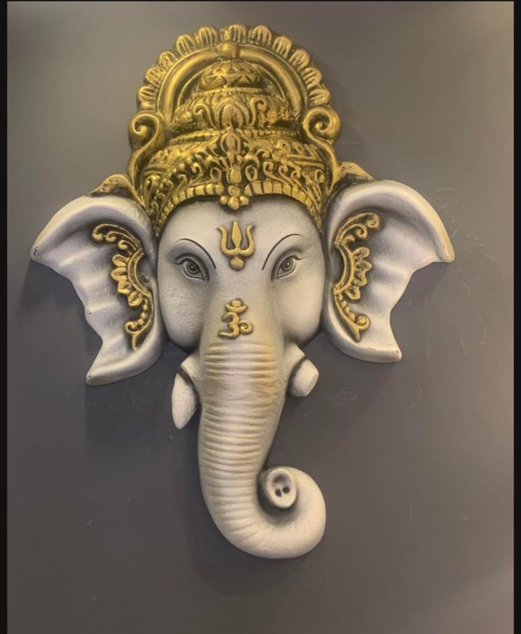 Multicolor Fibre Ganesha wall decor 24*36-V Home Decor