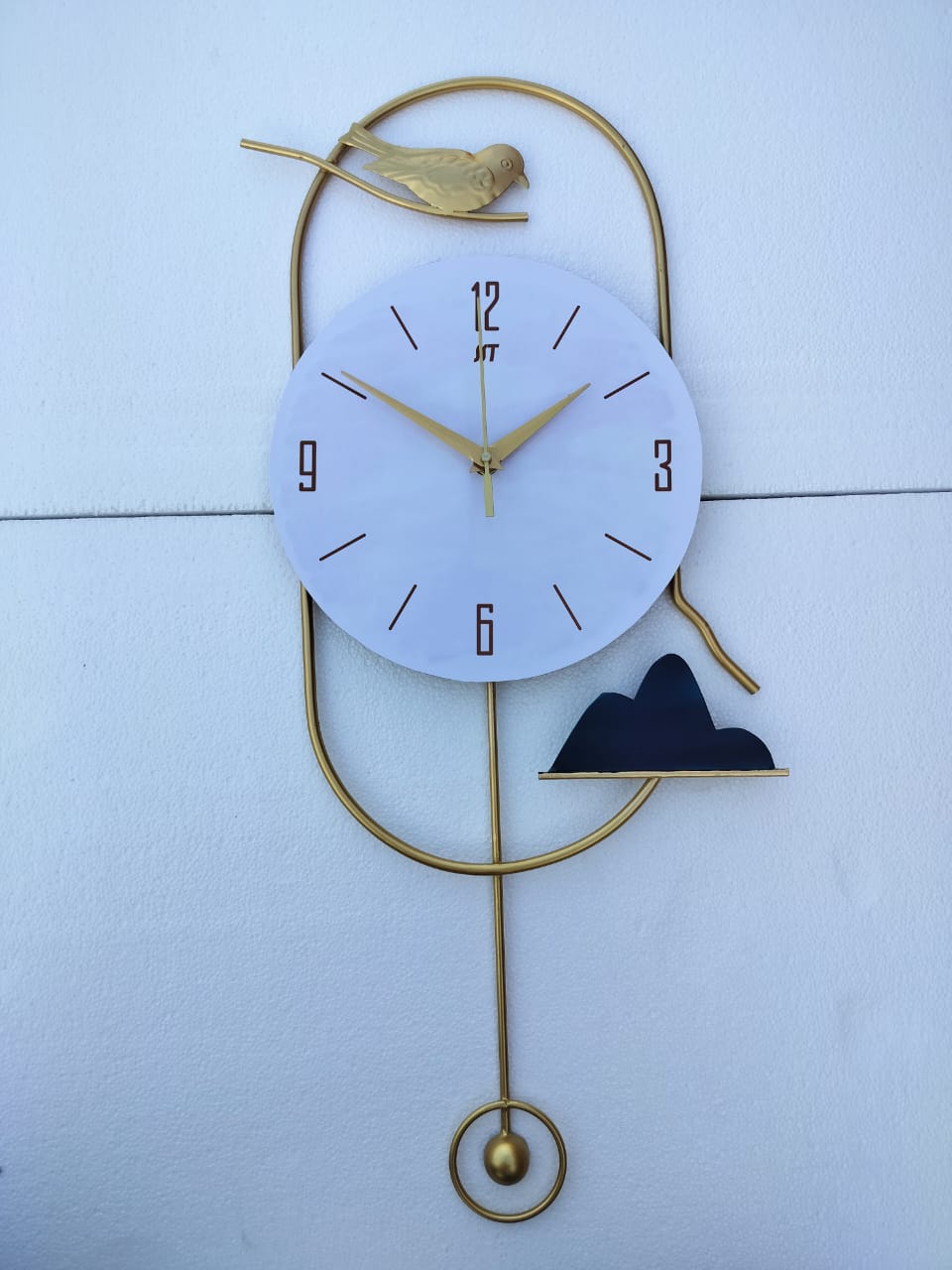 Vertical Pendulum Shape Clock 10*26