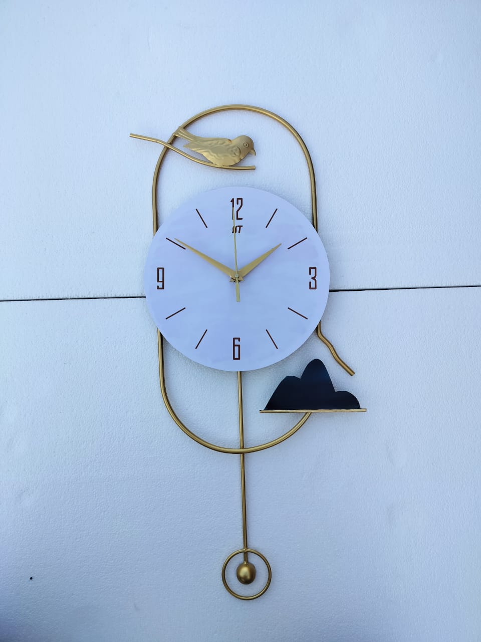 Vertical Pendulum Shape Clock 10*26
