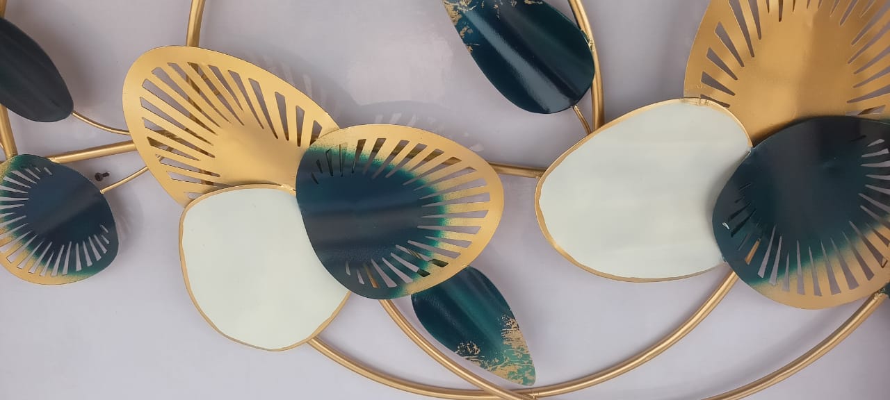 Ginkgo Abstract Panel 51*22-V Home Decor