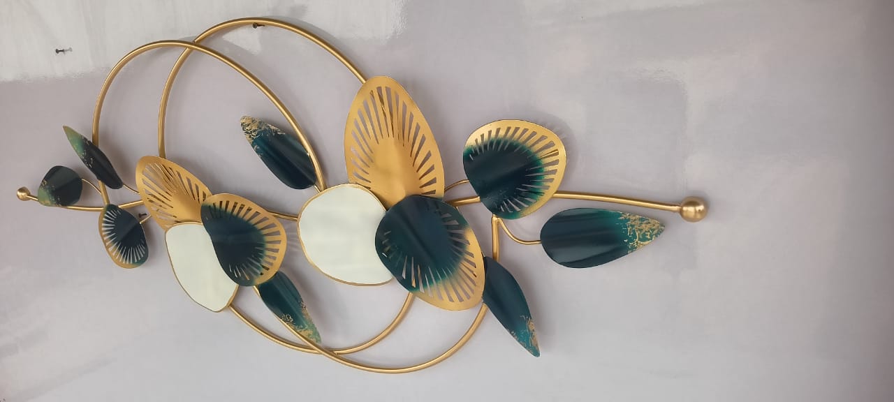 Ginkgo Abstract Panel 51*22-V Home Decor