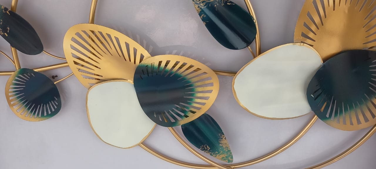 Ginkgo Abstract Panel 51*22-V Home Decor