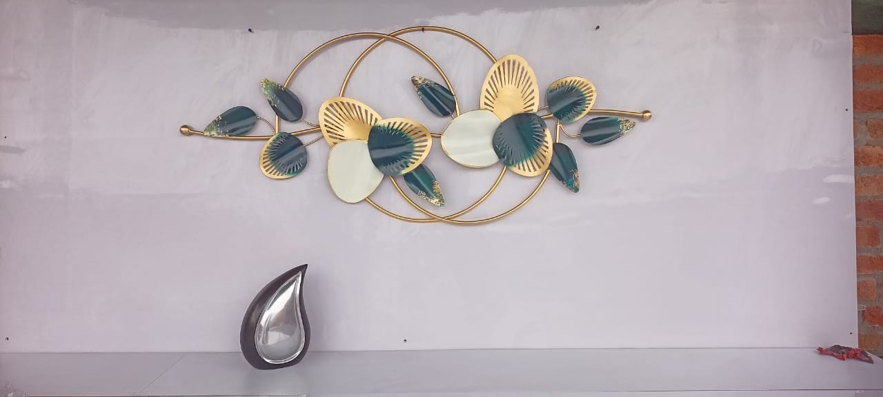 Ginkgo Abstract Panel 51*22-V Home Decor