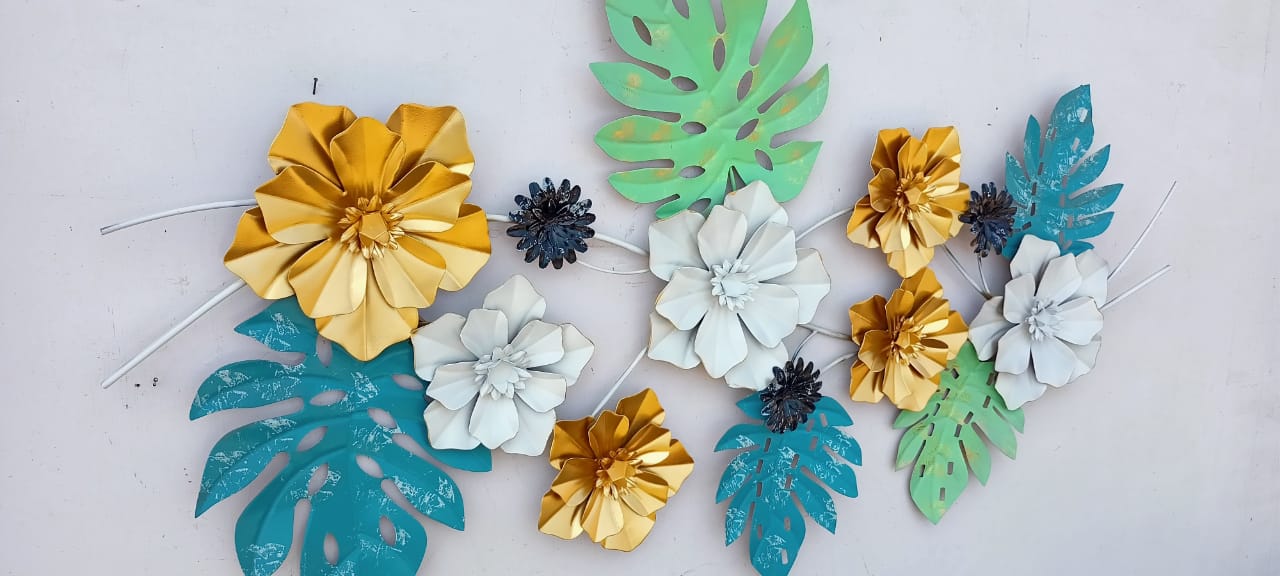 Aster Flowers Wall Decor 26*48-V Home Decor