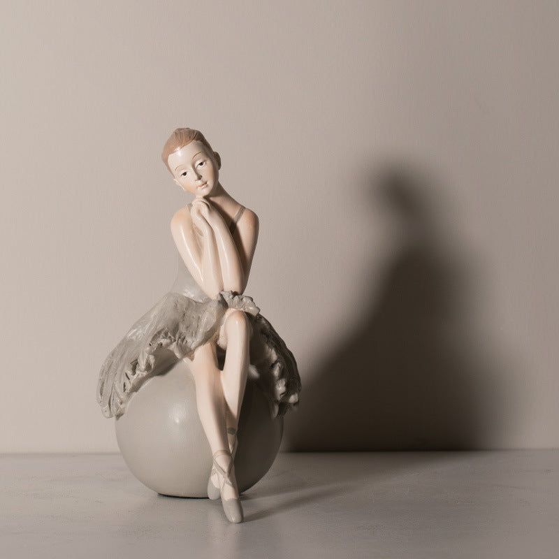 Art Cute Girly Heart Ballet Girl Knickknack