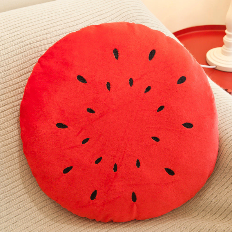 Fruit Cushion Plush Nap Pillow Padded Sofa Chair Cushion