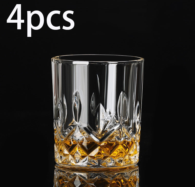 Sealed Transparent Wine Bottle With Lid Whiskey Glass
