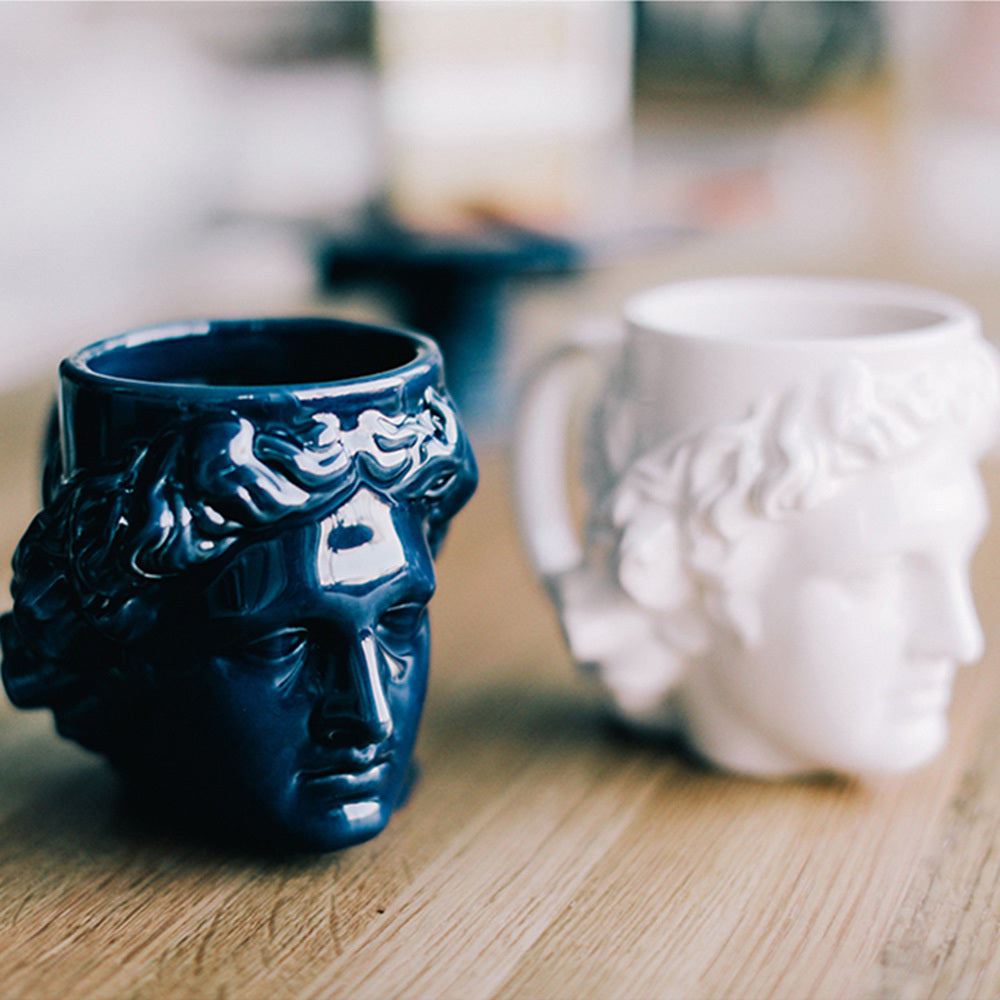 Apollo Statue Ceramic Mug Funny Large Capacity Water Cup Coffee Cup