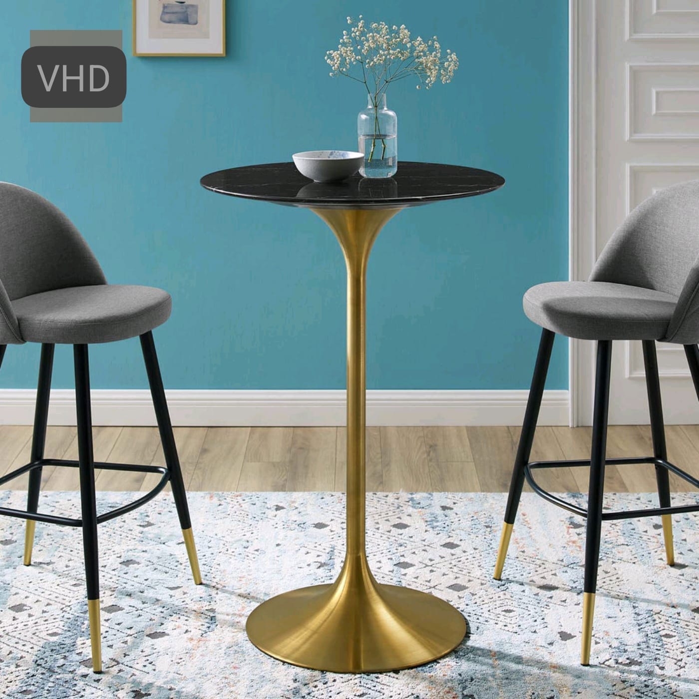 Stainless Steel 2 Bar Chair 18*18*38