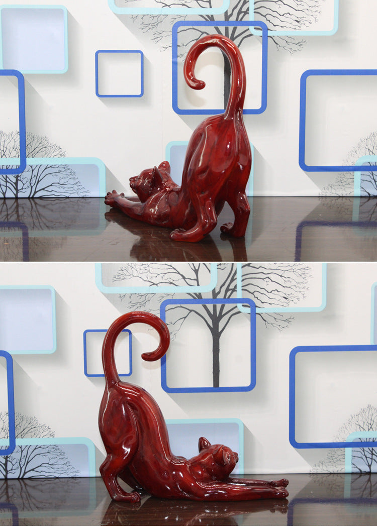 Creative Modern Minimalist Abstract Resin Crafts Living Room TV Cabinet Decoration Wedding Gifts