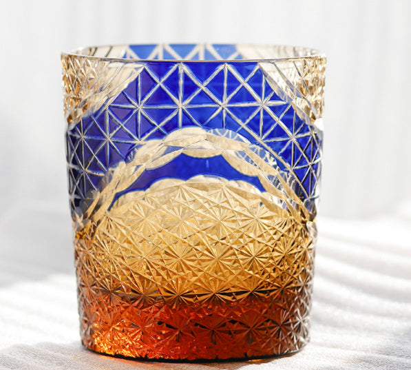 🎁 Carved Lead-free Crystal Glass Whisky Tumbler (100% off)