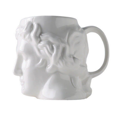 Apollo Statue Ceramic Mug Funny Large Capacity Water Cup Coffee Cup