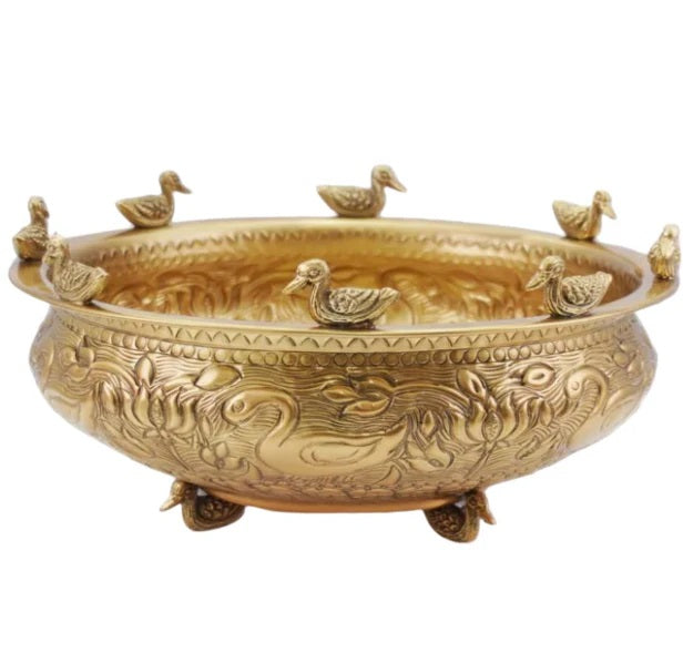 Brass Duck Urli 10*10-V Home Decor