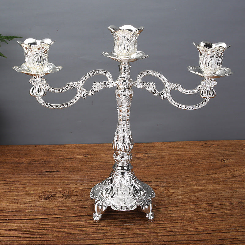 🎁 Tulip Candle Holder Candle Holder European Style Candlelight Dinner Props (100% off)