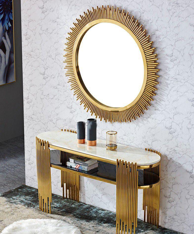 Console Table Set With Mirror 44*16*32-V Home Decor