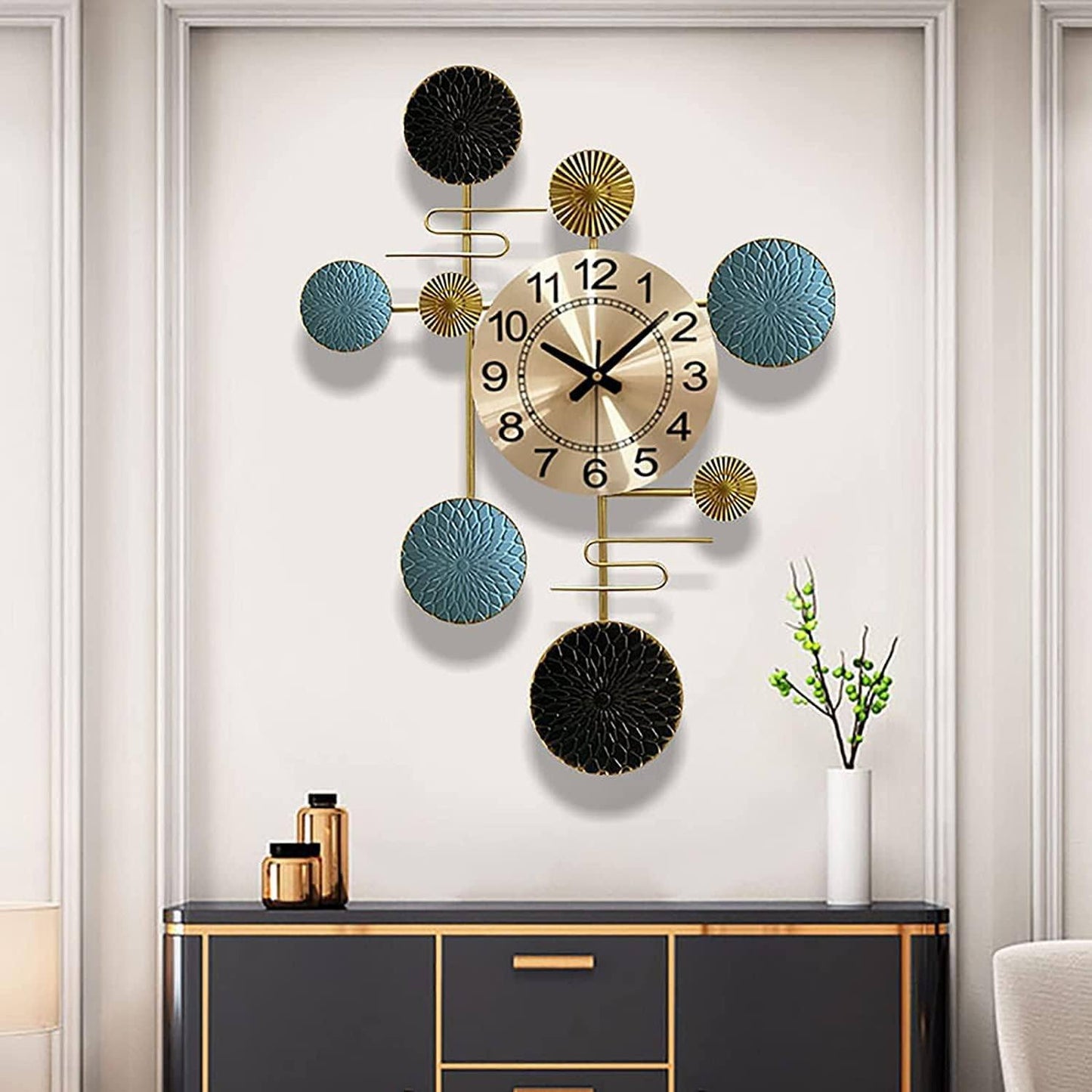 Clock With Multiple Circles 22*31
