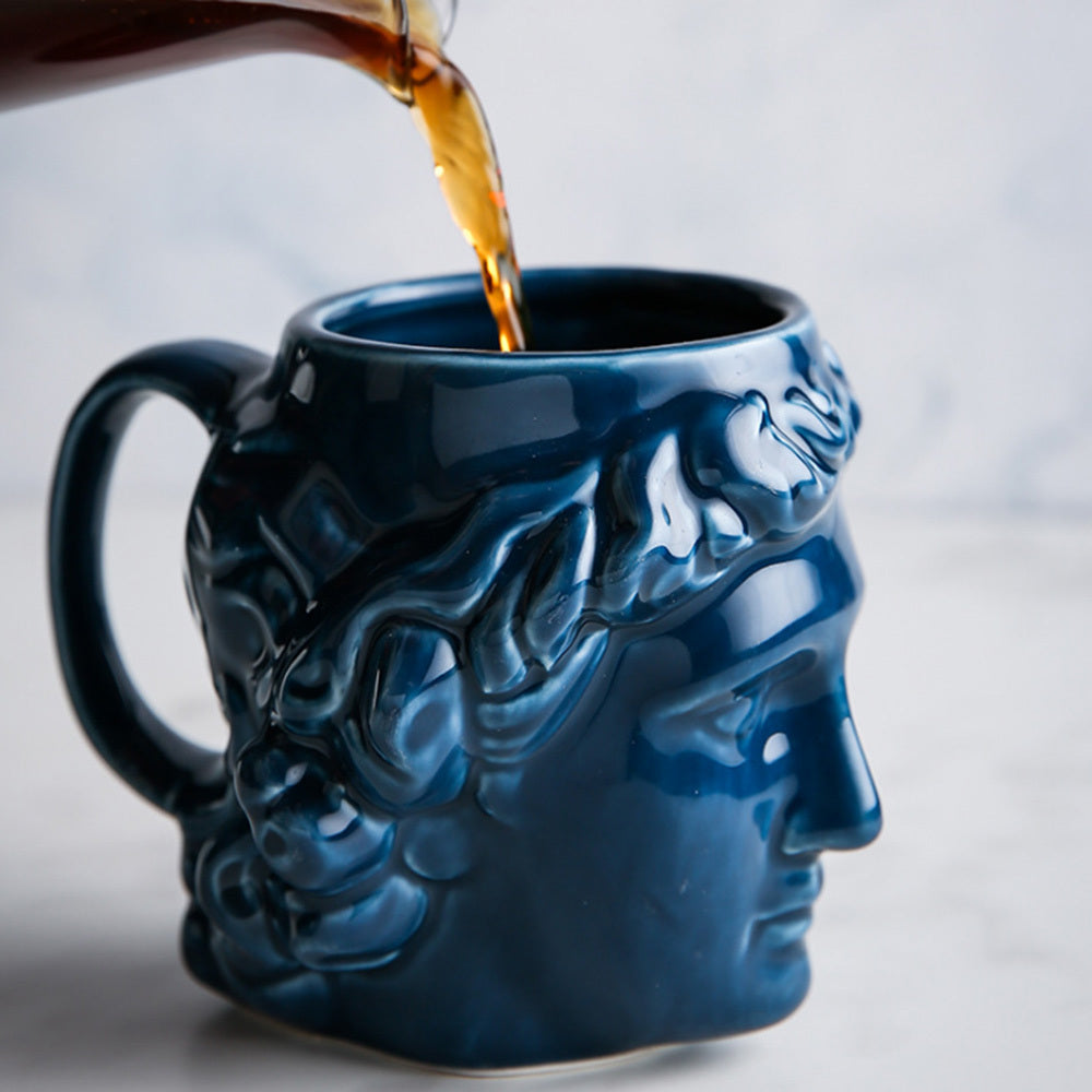 Apollo Statue Ceramic Mug Funny Large Capacity Water Cup Coffee Cup