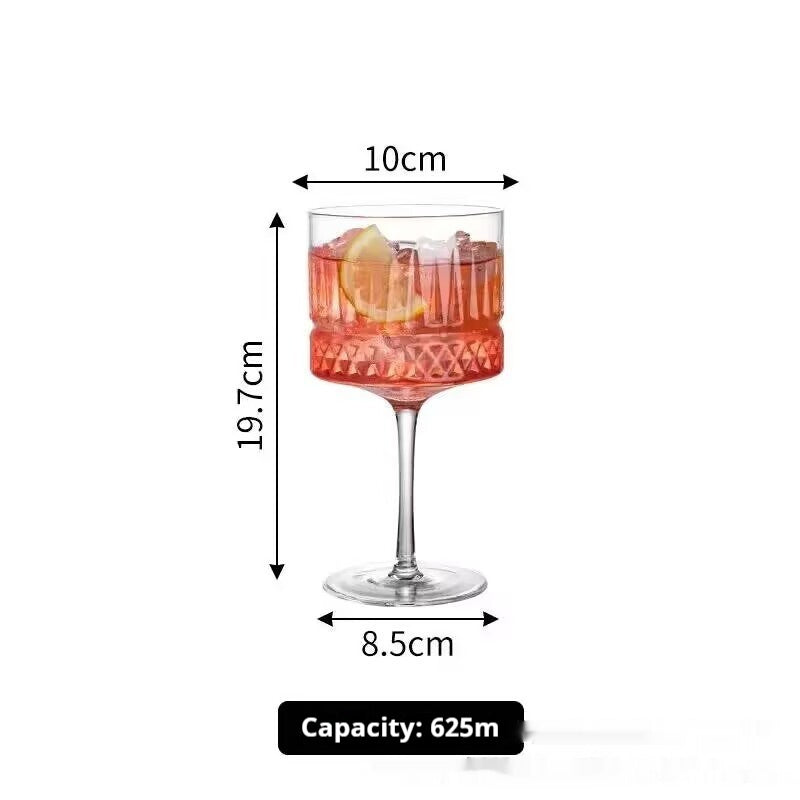 Jingxiang Red Wine Cup Home Crystal Glass Hump Goblet European Style Good-looking Burgundy Wine Glass