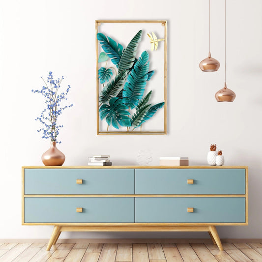 Banana Leaf Frame 24*48-V Home Decor