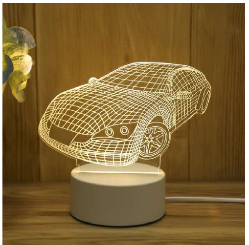 3D Lamp Acrylic USB LED Night Lights Neon Sign Lamp Home Decorations For Room Decor Valentines Day Gifts