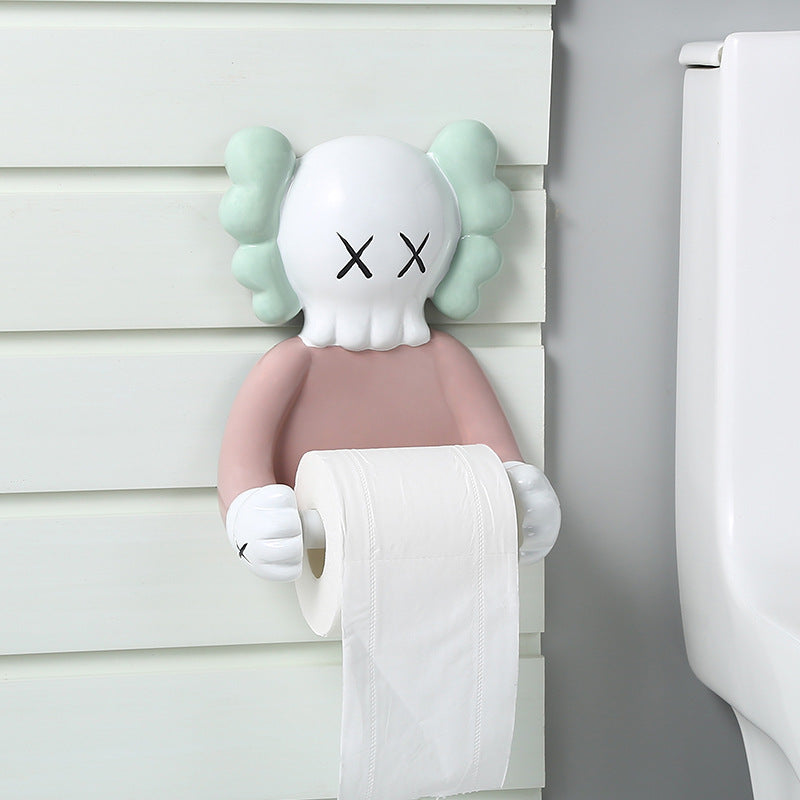 Animal Tissue Box Statue Figurine Hanging Toilet Paper Holder