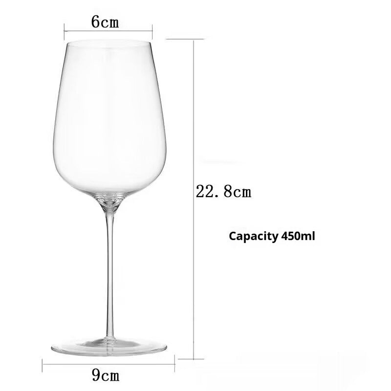 Jingxiang Red Wine Cup Home Crystal Glass Hump Goblet European Style Good-looking Burgundy Wine Glass