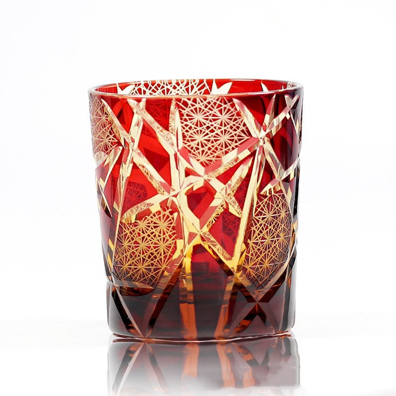 🎁 Carved Lead-free Crystal Glass Whisky Tumbler (100% off)
