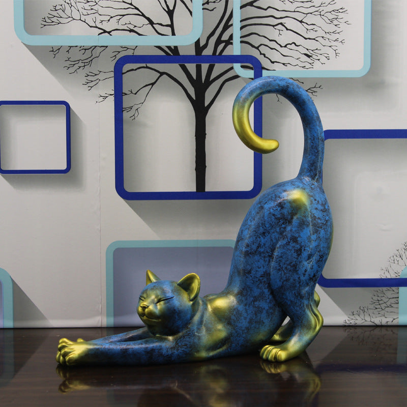 Creative Modern Minimalist Abstract Resin Crafts Living Room TV Cabinet Decoration Wedding Gifts