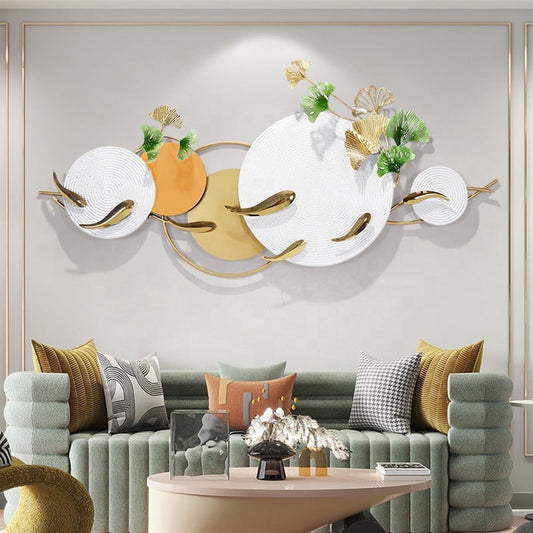 Fishes Swim Wall Decor 59*5*24-V Home Decor