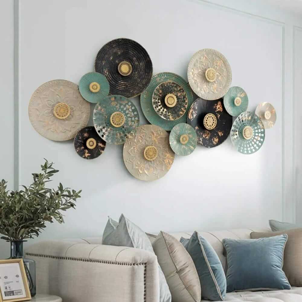 Circles wall decor 48*24-V Home Decor