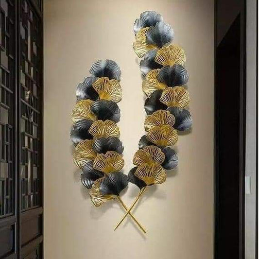 Ginkgo vertical Pair 48*25-V Home Decor