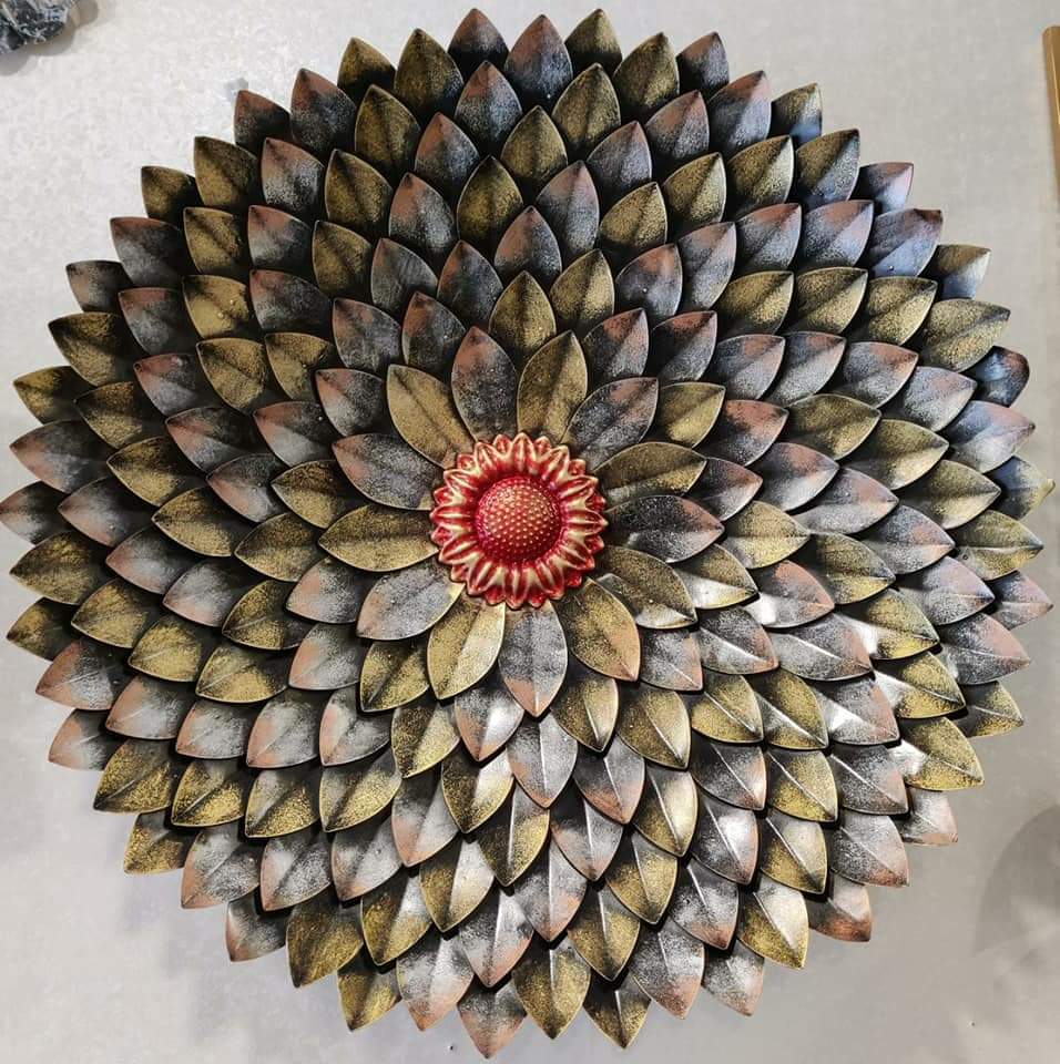 Flower wall decor 28*28-V Home Decor