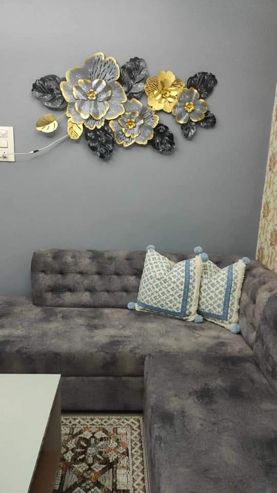 Tuberose gray Flower wall decor 50*23-V Home Decor