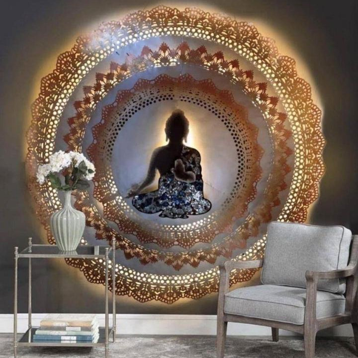 Buddha Wall decor 24*24-V Home Decor