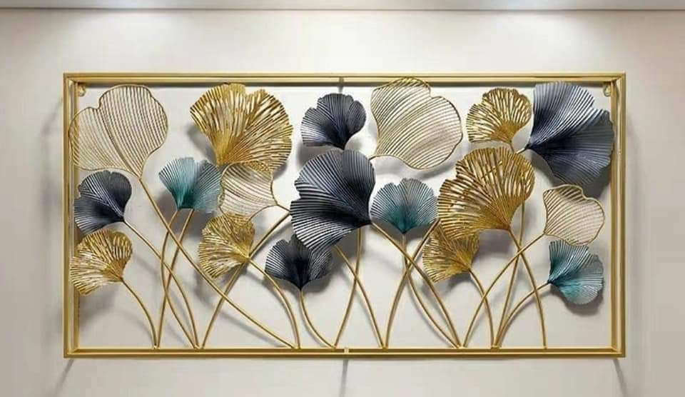 Double Pipe Ginkgo 48*24-V Home Decor