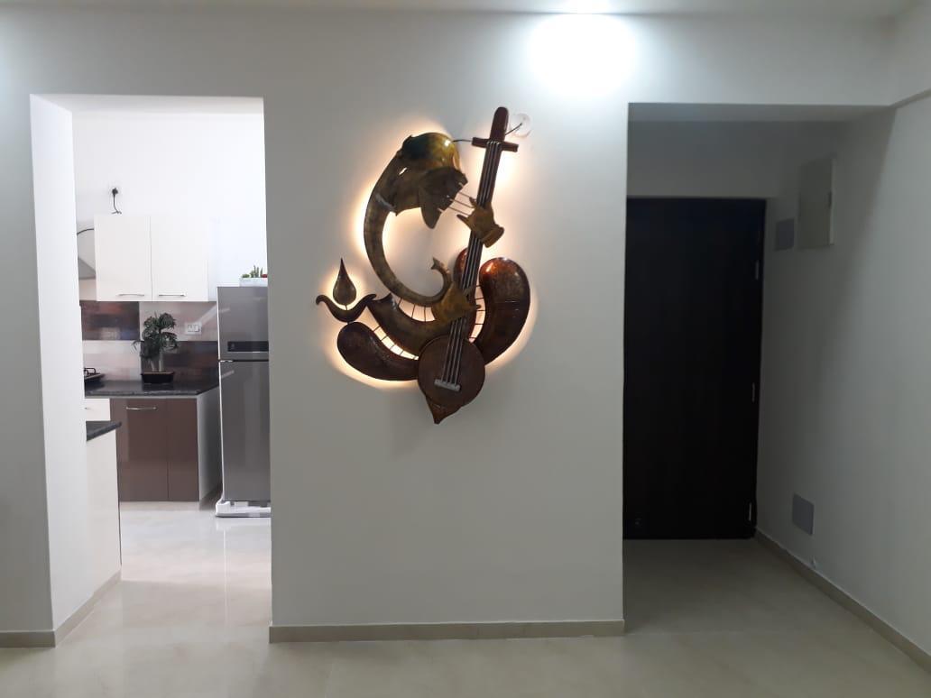 Ganesh with Veena 40*50-V Home Decor