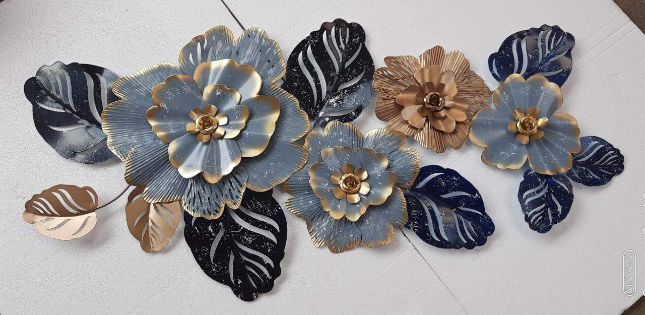 Tuberose gray Flower wall decor 50*23-V Home Decor